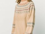 Sweaters | Anders Knit Sweater Tan Multi – Baltic Born Womens