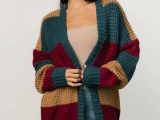 Sweaters | Jonah Chunky Knit Cardigan Deep Topaz Multi – Baltic Born Womens
