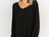 Sweaters | Whitley Oversized Sweater Top Black – Baltic Born Womens