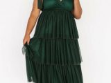 Tulle | Tessa Tiered Tulle Tank Dress Dark Green – Baltic Born Womens