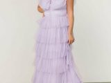 Tulle | Valora Swiss Dot Tulle Maxi Dress Lilac – Baltic Born Womens